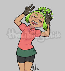 "Tinta" illustrated by me. Character belongs to ace-angelprincess.