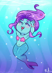 mermaid illustrated by me requested by anon